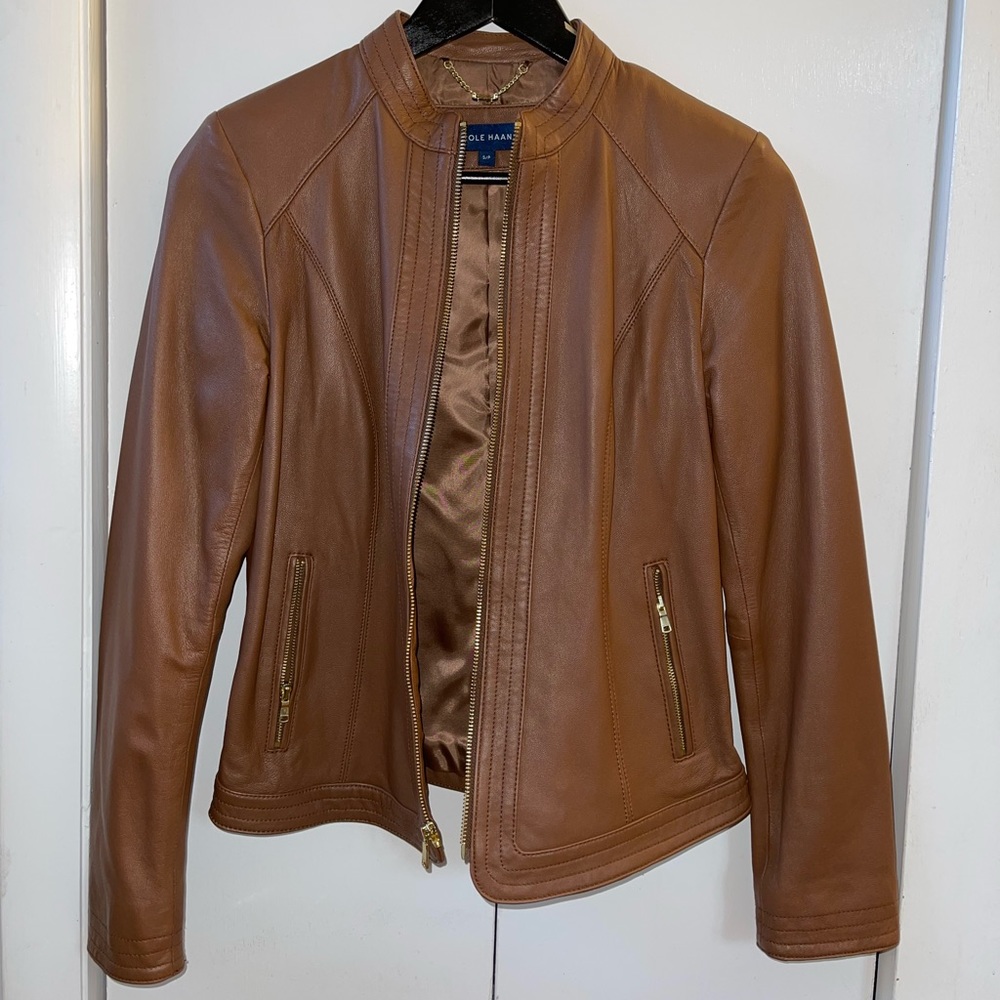 Cole Haan Signature Leather Jacket